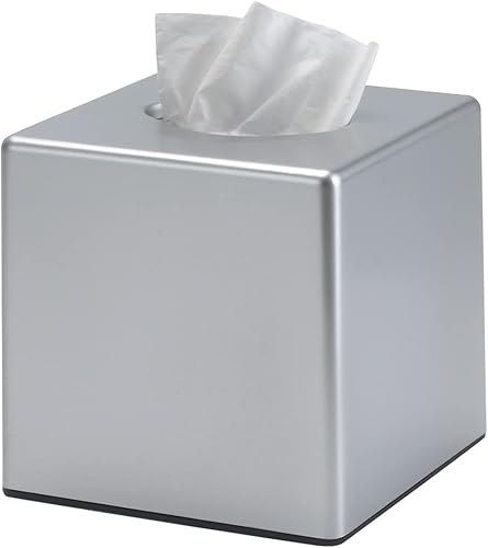 Cubierta para caja de pañuelos, soporte cuadrado para pañuelos faciales para tocador de baño, encimeras, aparadores, mesita de noche, salones y