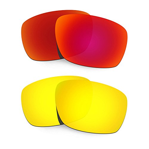 Lentille de rechange Oakley Tinfoil Carbon rouge or pour restaurer vos lunettes
