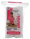 Swisspers Cotton Pillows Plush 100 Count Rectangular (3 Pack)