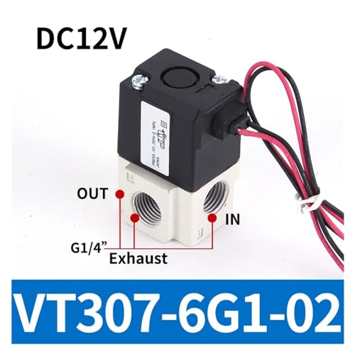 Électrovanne pneumatique de commande à action directe double position VT307