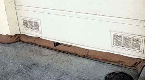 HydraSorber - Sandless Sandbags - Water Absorbent Flood Barrier - 11ft Long X 8in Wide - Single Unit
