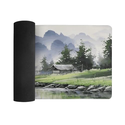 Desk Pad Protector 24x12 Inch Extended Landscape Painting miniatura 3