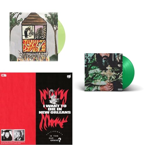 AXK Long Term Effects Of Suffering (Glow Green LP Vinyl) & Sing Me A Lullaby My Sweet Temptation (Green LP Vinyl) & I Want To Die In New Orleans (Silver LP Vinyl)