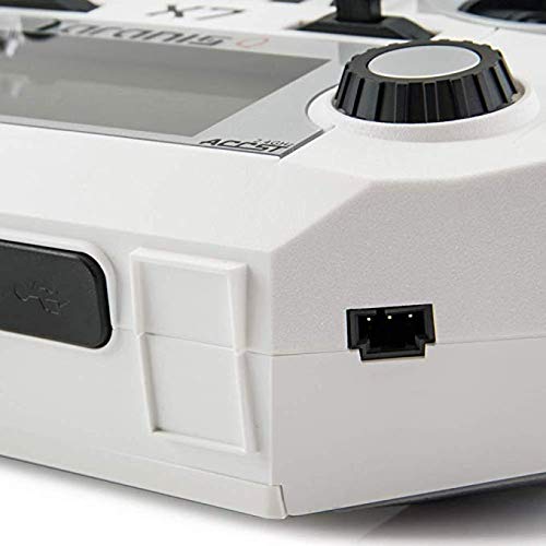 FrSky 2.4G ACCST System Taranis Q X7 16 Channels Transmitter Remote Controller White Battery and Battery Trays Not Include