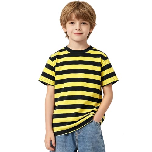 Image of Magic Park 6M-14Y Kid Striped T-Shirt Boys Cotton Tee Basic Top