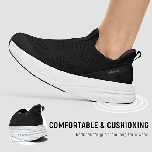 Womens Wide Toe Box Walking Shoes Slip On Breathable Sneakers for Women Lightweight Casual Nursing Shoes4
