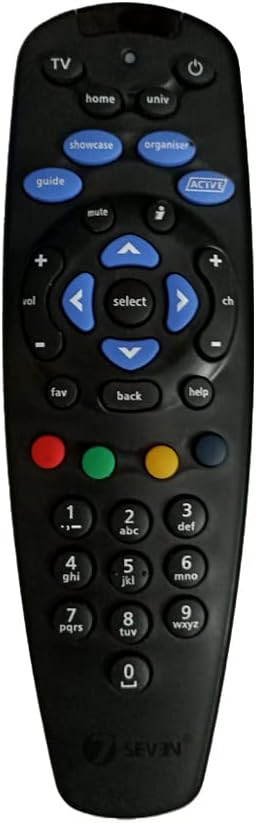 7SEVEN® Compatible with Tata Sky Remote Control Replacement of Original dth SD HD tata Play Set top Box Remote