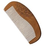 HAMPPLIES 祥云木梳 細歯天然桃木コーム レディース用ヘアスリング櫛 絡まり防止 木製ヘアコーム 風デザイン 髪の毛保護 多様な髪質対応