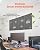 VEVOR 4 PCS Acoustic Panels, 2 inch Thick 23.6 x 11.8 inch Fiberglass Sound Absorbing Panels, Self-adhesive Soundproof Wall Boards, for Studios, Office, Home Theater,Meeting Room, Gray