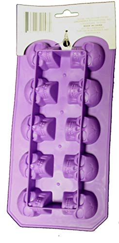 Molde para Cubos de Hielo de Silicona con Forma de Calavera miniatura 3