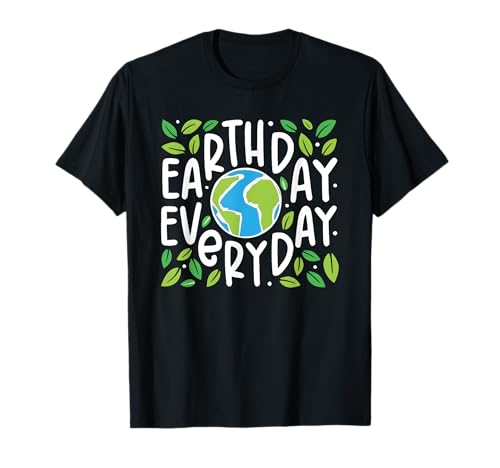 Día de la Tierra Tema de Naturaleza Todos los días Restaurar la Tierra Camiseta