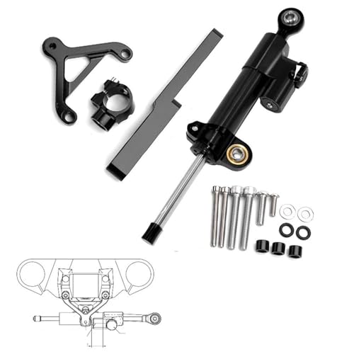 Amortisseur de direction pour CB1000R 2008-2016 idéal pour pilotage sportif - 4