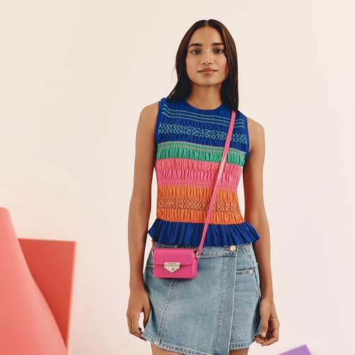 Image of Miraggio Amy Mini Sling Bag With Adjustable & Detachable Crossbody Strap | Crossbody Bag For Women Casual Holiday Look | Statement Bags For Women