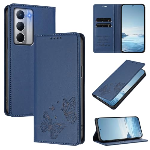 �X�}�z�P�[�X �Ή��@�� for Realme 14x 5G / C75 4G / V60 Pro / P3x,�Ή��@�� for Realme Narzo 80X�yRFID�u���b�N�z�y�J�[�h�z���_�[�t�����z �}�O�l�b�g�J�� �X�^���h�@�\�t���zBlack