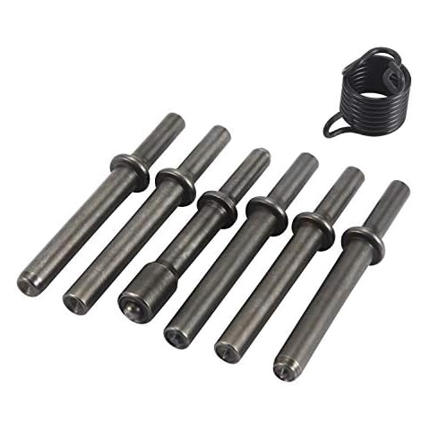 Anndason 7 Pcs Great Heavy Duty Smoothing Pneumatic Air Rivet Hammer Tools Kit Cover
