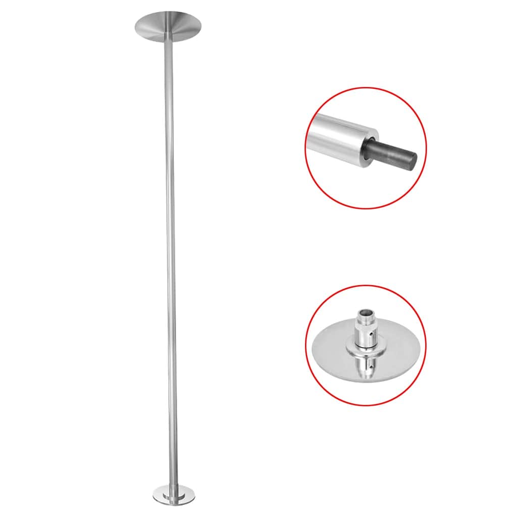 Generico Palo per Pole Dance Altezza Regolabile,Nero,13.5kg,30032