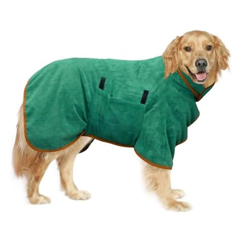 FEimaX Super Absorbent Dog Bathrobe Cover
