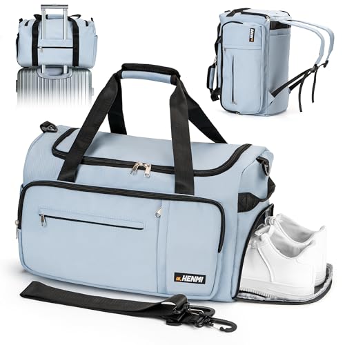 Sac de sport HENMI étanche 43L séparez les chaussures et le linge humide en salle de gym