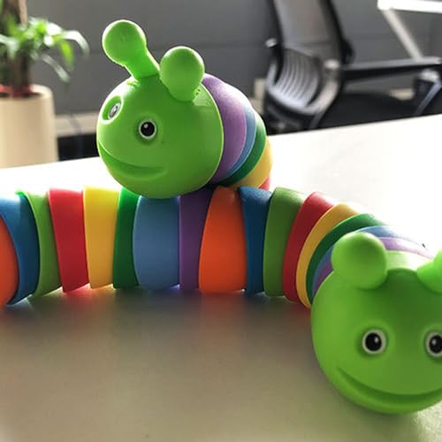 UPALDHOU Gelenkiges Zappelspielzeug, Dekomprimierendes Raupenspielzeug, ADHS-Zappelspielzeug für und Erwachsene