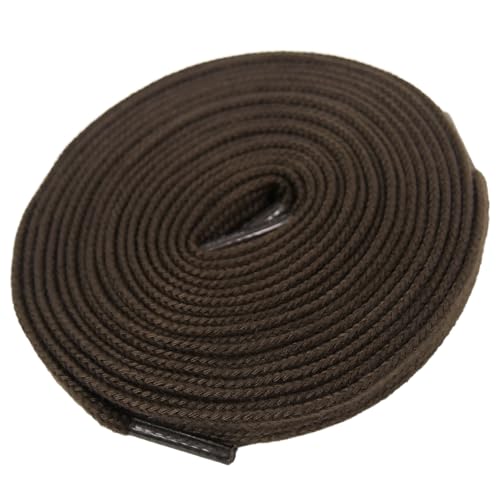 [HIROMARUjp] WIDE COTTON SHOELACE �C�R �V���[���[�X �C�Ђ� (Chocolate, 160cm)
