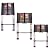 Portable Extension Ladder 10.5 Feet Heavy Duty Stainless Steel Telescoping Ladder for Home Office RV Attic Roof Repair, 330lbs Max Load, EN131 Certificated, with Anti-Slip Rubber Feet