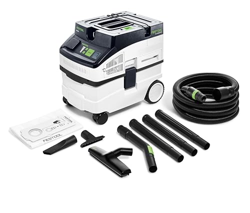Festool Aspirador Cleantec CT 15 Kit 350-1200 W, 3700 l/min Festool Aspirador Cleantec CT 15 Kit 350-1200 W, 3700 l/min