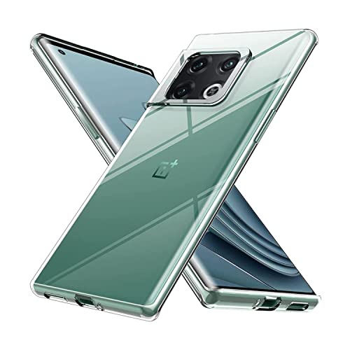 Image of Case Creation Brand - Mobile Cover for Oneplus 10 Pro (Soft & Flexible Back Case), Transparent