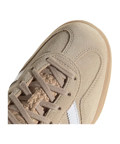 Image of adidas Gazelle Indoor Women's Sneaker's, Magic Beige /Cloud White /Gum, Size 8.5