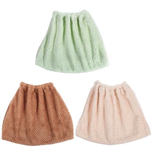 OKUMEYR Fundas para Escoba Lavables 3 Unidades de Tela Duradera para Barrer y Fregar Hogar Color Aleatorio