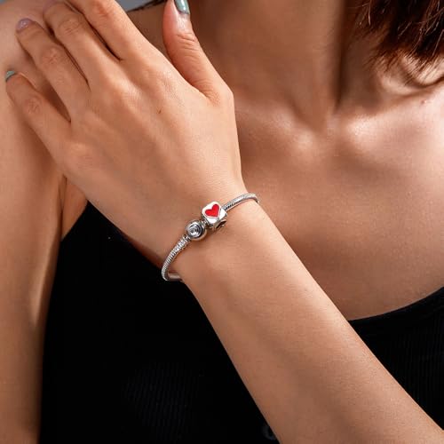 Poker Bead Charms Fit for Pandora Bracelets 925 Silver Casual Casino Ace of Hearts and Spades Playing cards Cool Funny Pendant Dangle Charms for Women2