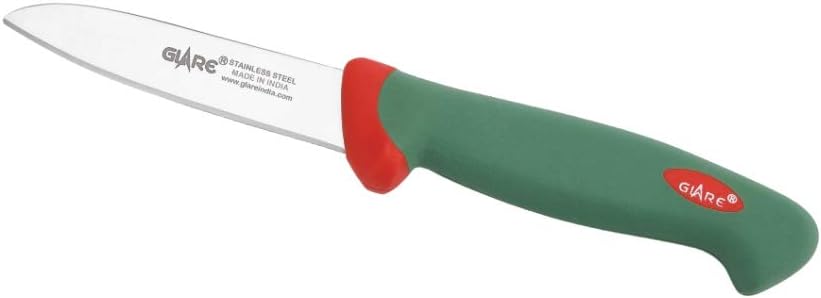Stainless Steel Fruit Knife - 180 MM, Green