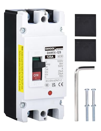 DIHOOL 125A Circuit Breaker for Marine and ATV