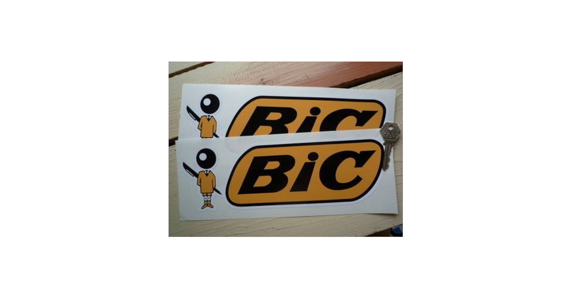 Amazon.co.jp: BiC Shaped Sponsors Stickers ステッカー