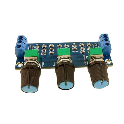 Volume alto e basso regolabileCanale: 2 Per canaliScheda amplificatore passivo attenuataI bassi e il volume vengono modificati senza compromettere la qualità del suonoModello: YX202Materiale: plastica ABSDimensioni: 76 x 28 mm / 3 x 1,1 pollici