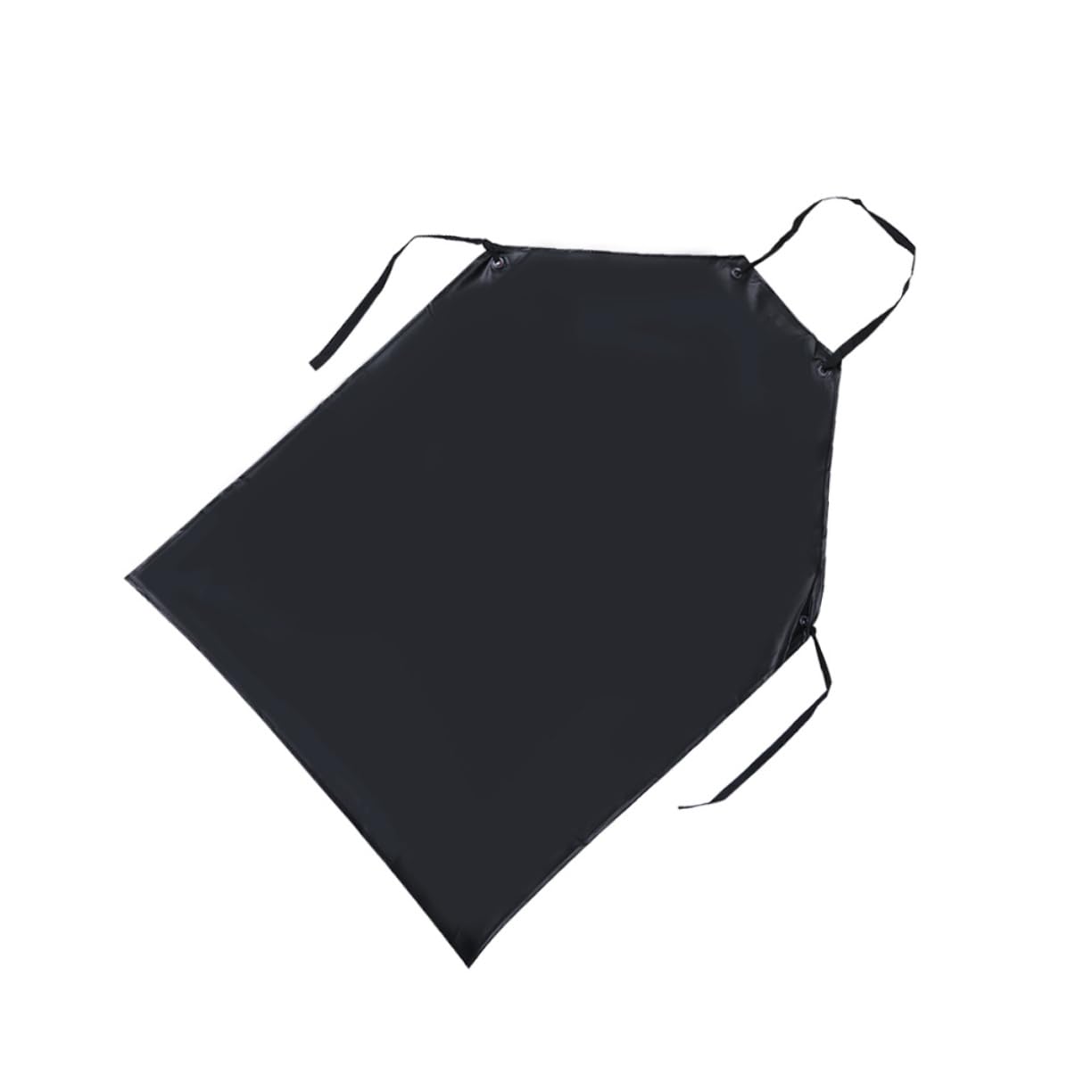 3pièces Tablier De Cuisine Pvc Noir Tablier Étanche Et Résistant Aux Graisses Acide Et Alcaline Pour Cuisine Et Restaurant