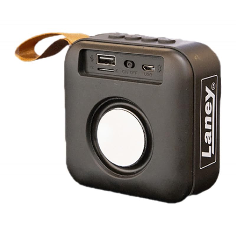 Laney LSS-45 – Enceinte compacte – 3W, Bluetooth – avec câble USB, noir - Les Beatles, Paul McCartney, John Lennon, RIngo Starr, George Harrison Laney LSS-45 - Enceinte compacte - 3W, Bluetooth – avec câble USB, noir – Image 3