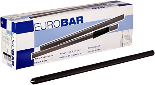 Durable Eurobar Sachet de 25 Baguettes de reliure 9 mm Noir