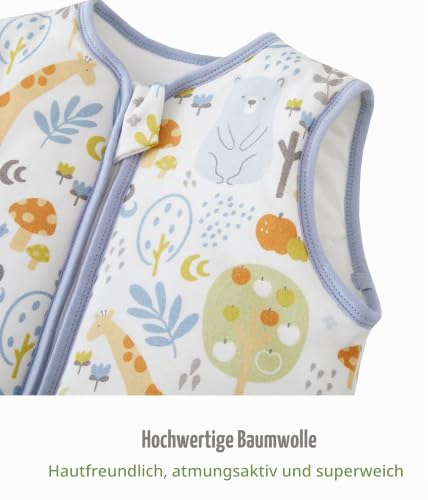 Chilsuessy Baby Schlafsack mit Füßen 3.5 Tog Kinder Winter Schlafsack Soft Baumwolle Baby Schlafsack mit Beinen für Jungen und Mädchen… – Ansicht 6