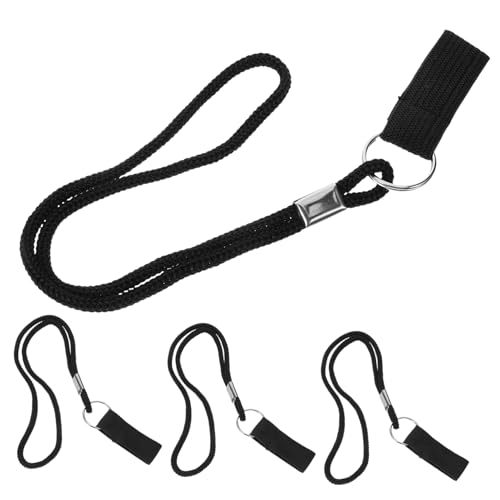 TOBBOMEY Ergonomic Cane Wrist Straps for Walking Sticks Lost Lanyard Comfortable Material 4 Pack