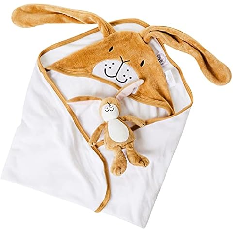 Guess How Much I Love You GH1596 Cuddle Robe & Soft Toy Set, Brown, Infant/One Size Cover