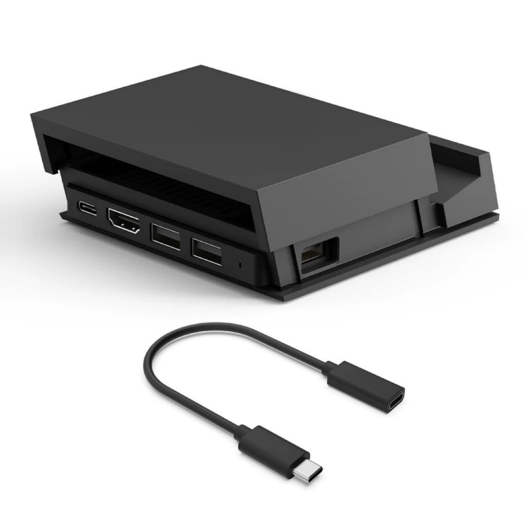 Docking multifunzione Stazione di ricarica Type-C Dock Stand Supporto 4K 30Hz con Hub USB C staccabile per console