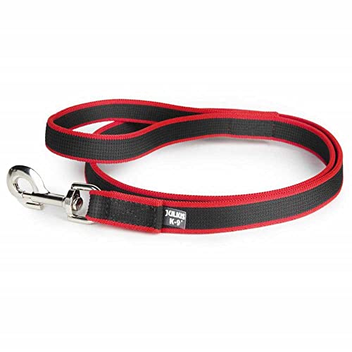 Julius-K9 Guinzaglio Premium da jogging, Lunghezza: 1,3 m, Rosso