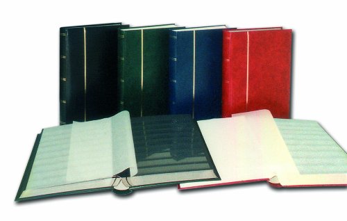 Preisvergleich Produktbild Briefmarken-Einsteckalbum (weinrot)