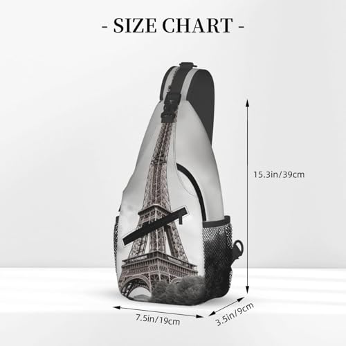 Bolso Pequeño Bandolera para Senderismo Negro miniatura 3