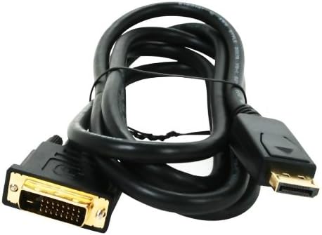2 Pack, 15 Feet DisplayPort to DVI Video Cable, DisplayPort Male to DVI Male, CNE461774