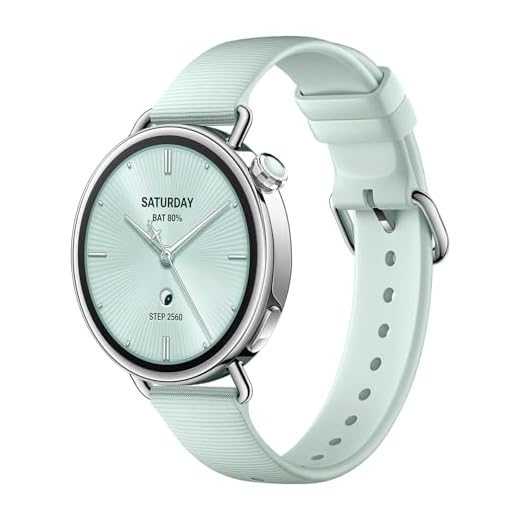 XIAOMI Watch S4 41mm: smartwatch compatto ultra-leggero da 32g, previsione ciclo, salute con un tocco, 150+ modalità sportive, funzioni sicurezza, HyperOS 3, cinturino fluororubber mint Green