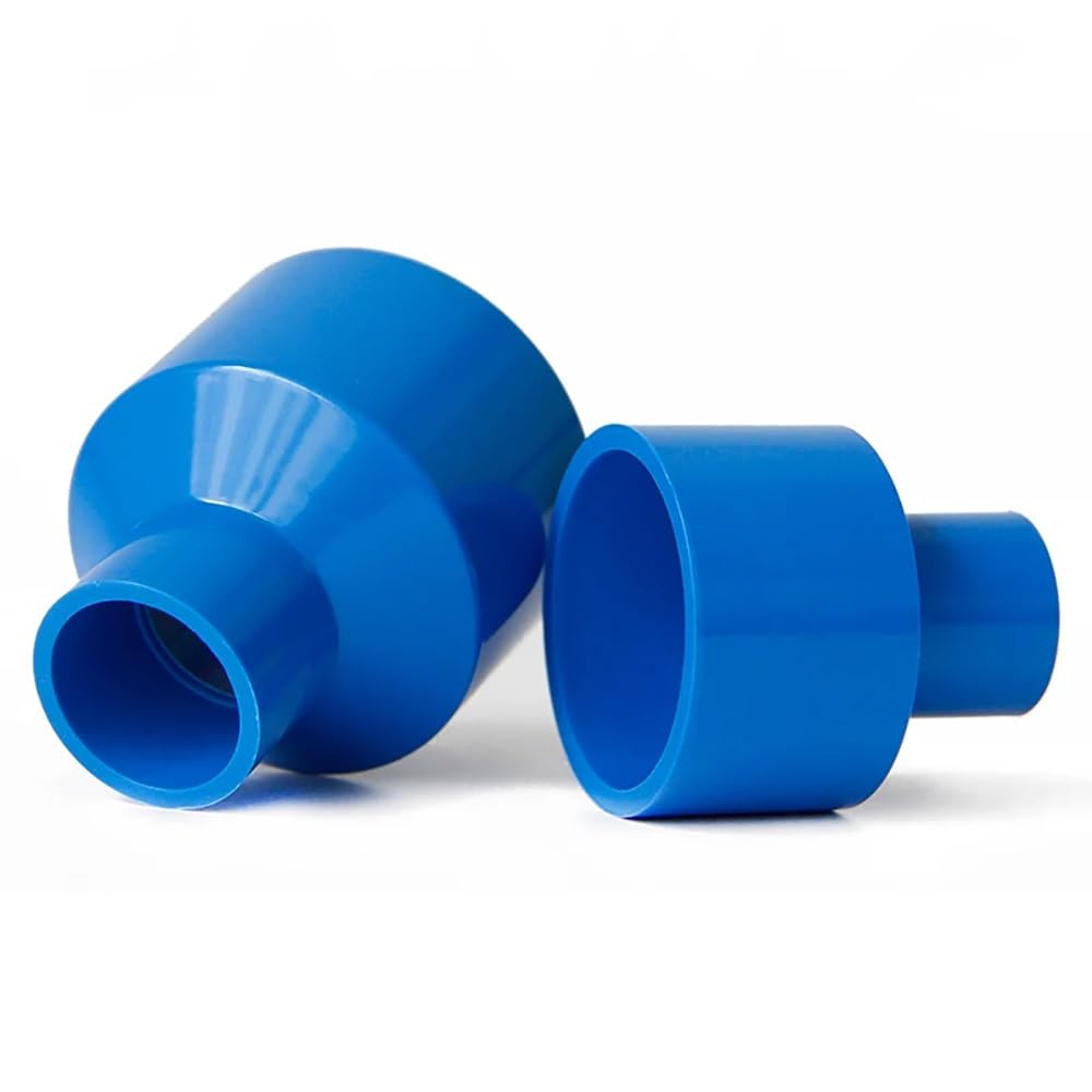 Connettore Riduttore Dritto In PVC 75-200 Mm (75-32 Mm/90-50 Mm/110-63 Mm) Blu/grigio/bianco – 1 Pezzo For Raccordo Tubo Acqua, Collegamento Adesivo(White,200-160mm)