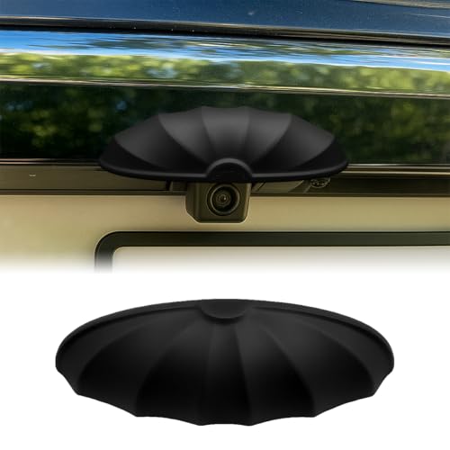 YoRise Car Rear View Camera Protection, Silicone Anti-Rain Waterproof Reversing Camera Cover for Clear Image, Automotive Backup Cameras Modification Accessories for Car, Truck (Black)
