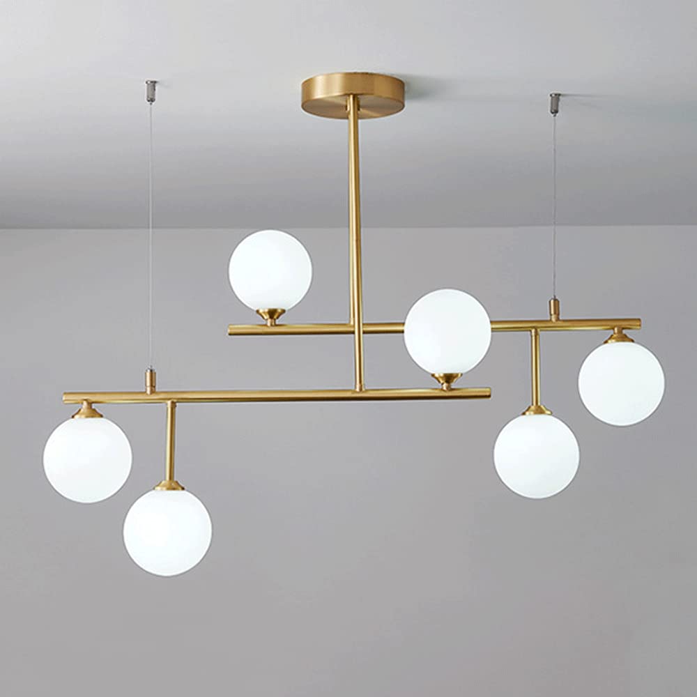 Lustre Spoutnik réglable : la solution pour plafonds bas de cuisine - 6