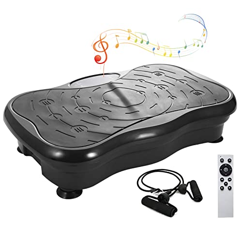 Vibration Platform Exercise Machine,Vibration Plates Fitness Massage Machine,Whole Body Vibration Shaking Machine,Vibration Trainer for Weight Loss& Body Workout,Max Weight Capacity 300lbs. (Black)